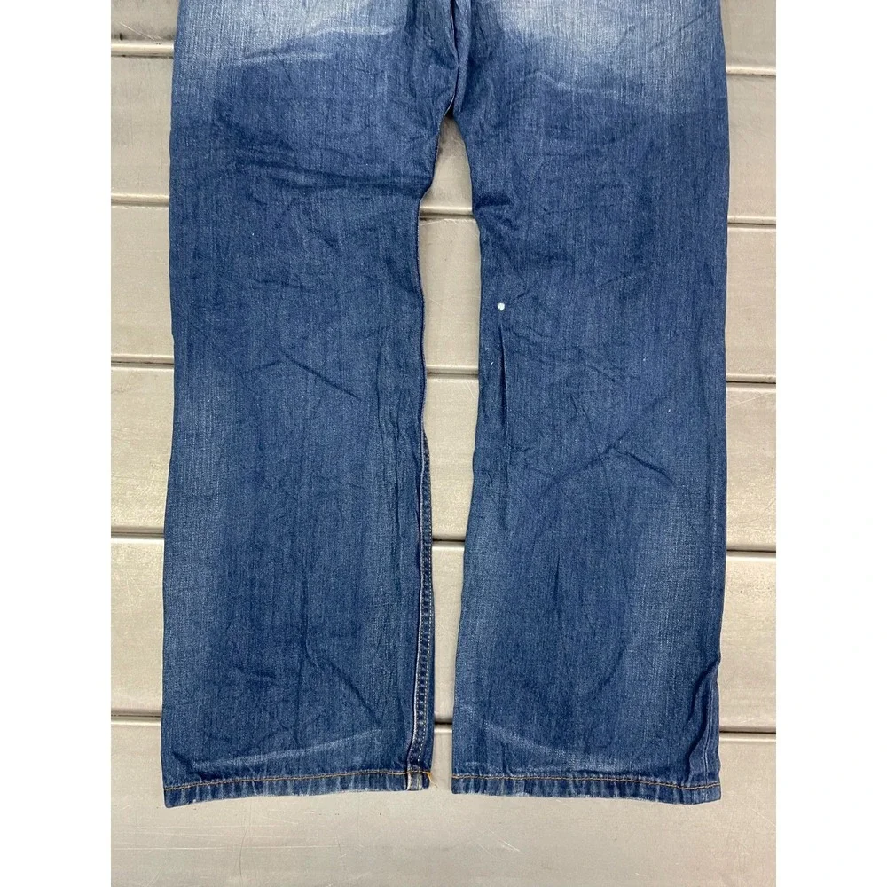 Levi's Men's Straight Jeans - Blue - Picture 16 of 16